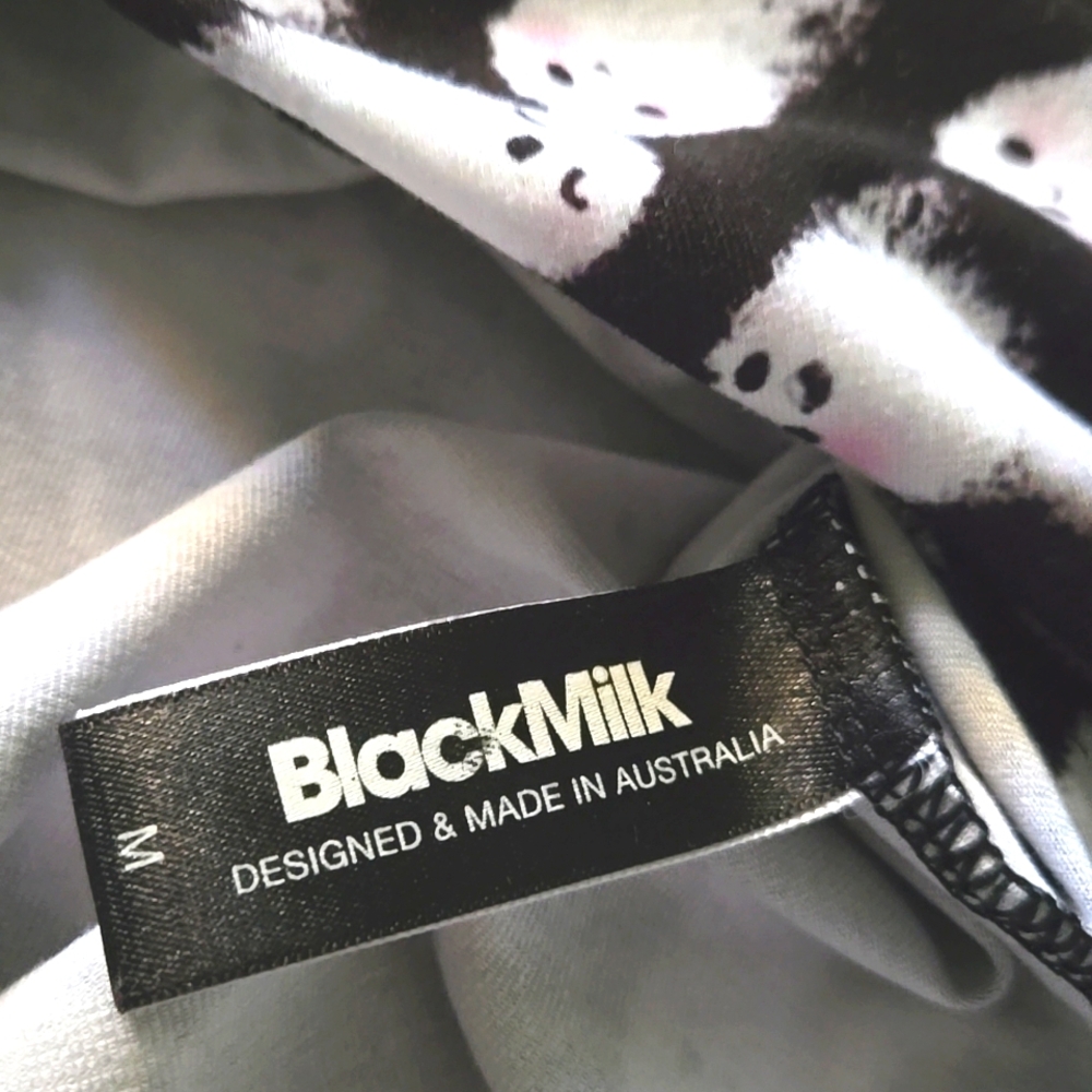 EUC Blackmilk Ghosties Crop Top - Picture 5 of 8